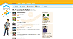 Desktop Screenshot of johannes-schule-bakum.de